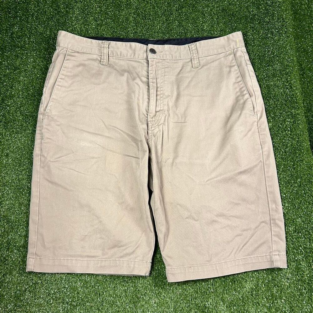 Volcom Men's Tan and Cream Shorts
